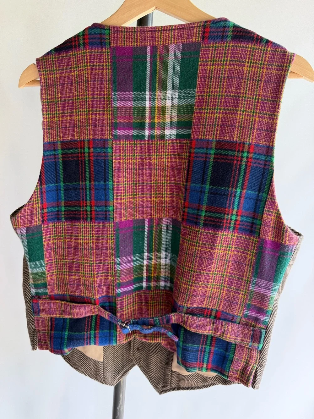 Houston White for Target Herringbone and Patchwork Vest - sz M